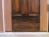faux woodgraining on door