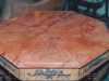 marbled table top